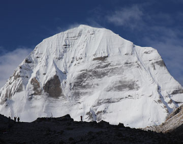 Clear view of mount Kailash